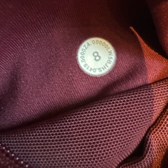 Women's Lululemon Burgundy Pants - Picture 3 of 3